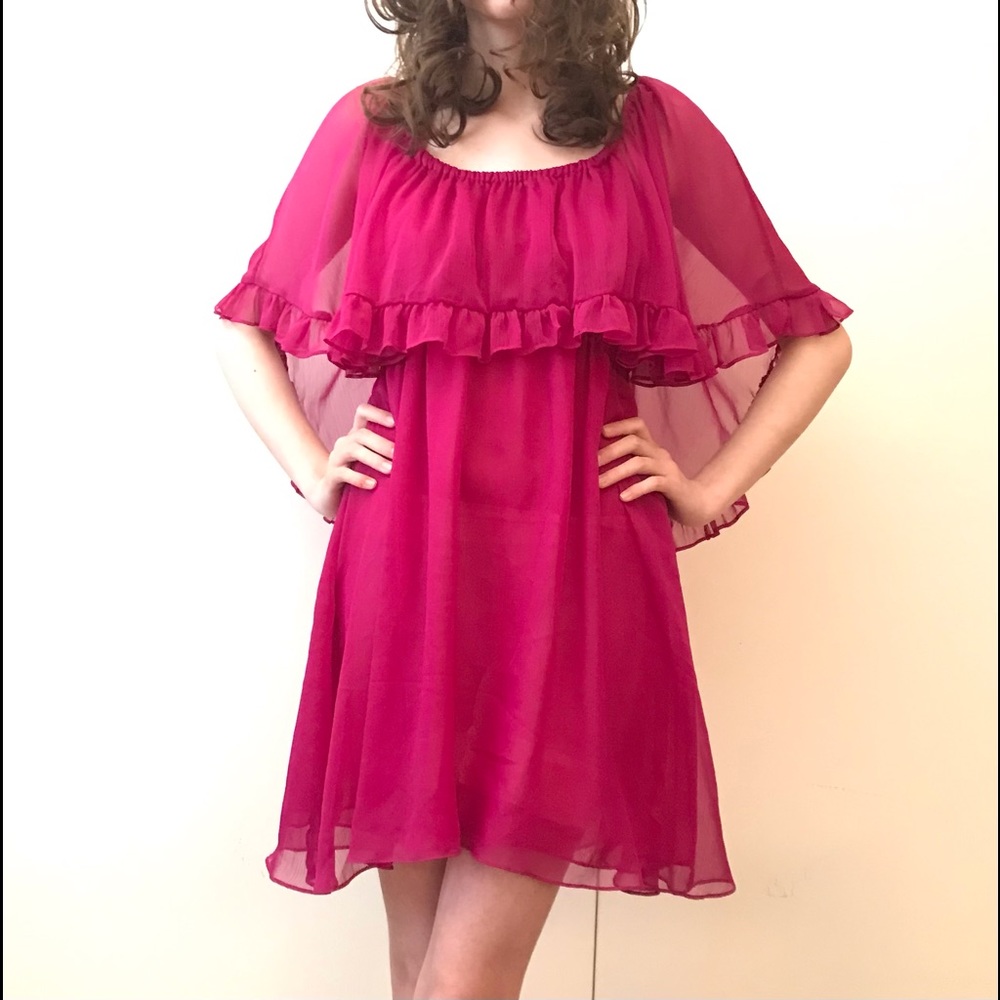Free People Sheer Mini-Dress👗👠 - Picture 2 of 8